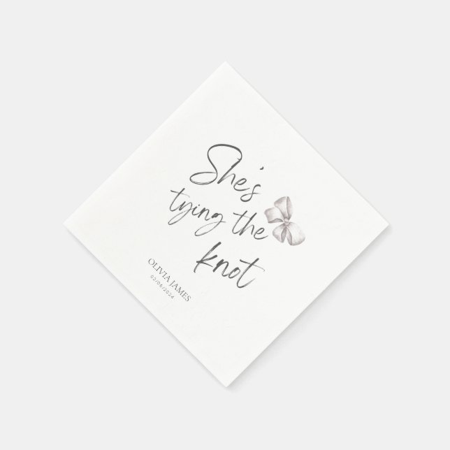 Servilleta De Papel Se está celebrando la fiesta de despedida de solte (Borde)