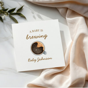 Servilleta De Papel Se está preparando un bebé Diseño personalizado de