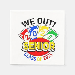 Servilleta De Papel Se Extiende Graduación De Juego De Apuestas Senior