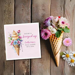 Servilleta De Papel Se la han llevado a Helado Fiesta de Despedida de