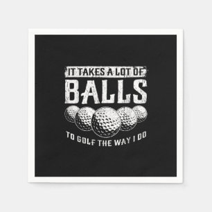 Servilleta De Papel Se Necesitan Muchas Bolas Para Golf De La Manera E