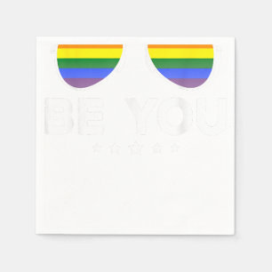 Servilleta De Papel Sé tú gafas de sol arcoiris LGBT