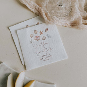 Servilleta De Papel Sea You soon Coastal Baby Shower