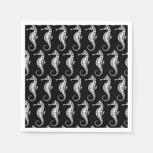 Servilleta De Papel Seahorse White (Anverso)