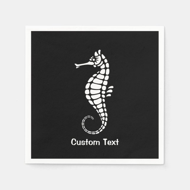 Servilleta De Papel Seahorse White (Anverso)