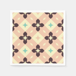Servilleta De Papel Seamless geometric floral  pattern