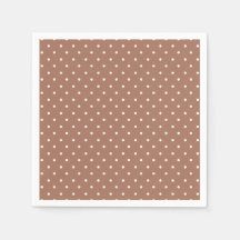 Seamless medium brown polka dot  pattern