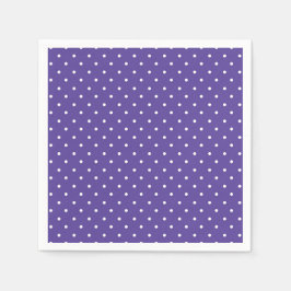 Servilleta De Papel Seamless  medium purple polka dot pattern