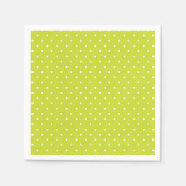 Servilleta De Papel Seamless pattern  bright lime polka dot pattern