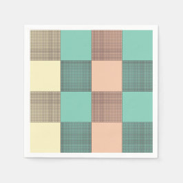 Servilleta De Papel Seamless plaid pattern