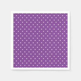Servilleta De Papel Seamless purple background polka dot pattern 