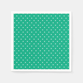 Servilleta De Papel Seamless solid teal polka dot pattern
