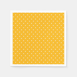Servilleta De Papel Seamless yellow-orange  polka dot  pattern 