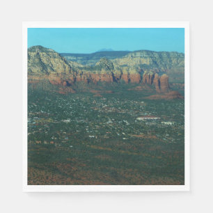 Servilleta De Papel Sedona y Coffee Pot Rock desde arriba