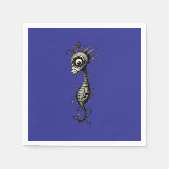 Servilleta De Papel Seepferd seahorse (Anverso)