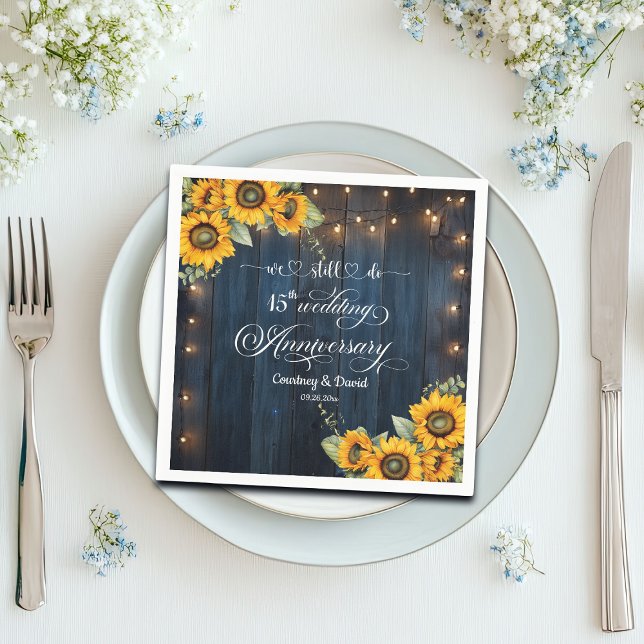 Servilleta De Papel Seguimos Haciendo Luces de Cadena del 15° Aniversa (Subido por el creador)