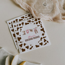 Servilleta De Papel Segundo cumpleaños de Rodeo Occidental Cowboy