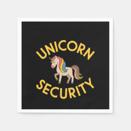 Servilleta De Papel Seguridad de Unicornio: Mantener la seguridad mági