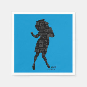 Servilleta De Papel Seinfeld   Elaine Dance Silhouette