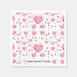 Servilleta De Papel Selflove inspirational quote sweet heart and start