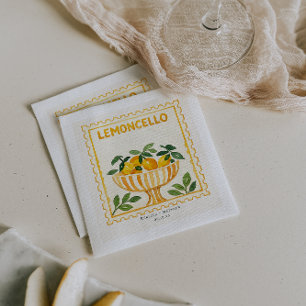 Servilleta De Papel Sello Limoncello Bar de Boda Italiano