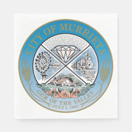Servilleta De Papel Sello urbano de Murrieta (California)