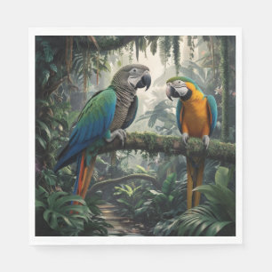 Servilleta De Papel Selva de loro