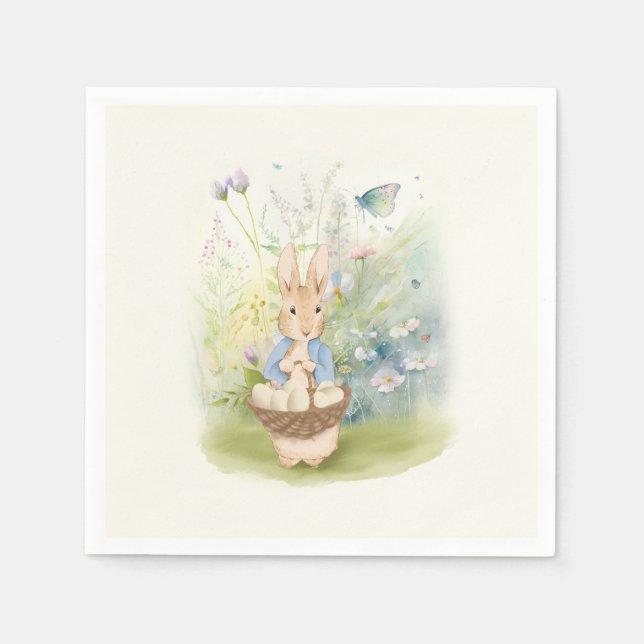 Servilleta De Papel Semana Santa Peter Rabbit Napkins (Anverso)