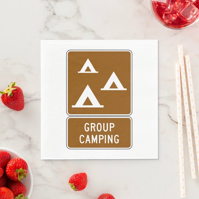 Servilleta De Papel Señal de Camping en Grupo (Subido por el creador)