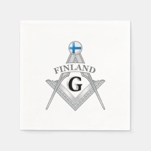 Servilleta De Papel señal de masonería finlandesa