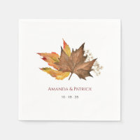 Sencilla acuarela de otoño, Boda
