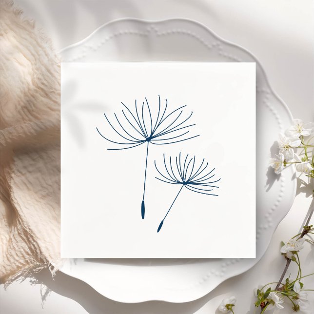 Servilleta De Papel Sencilla Dandelia Minimalista (Subido por el creador)