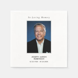 Servilleta De Papel Sencilla foto funeral