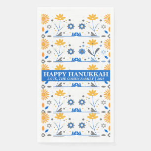 Servilleta De Papel Sencilla y elegante fotografía familiar Hanukkah