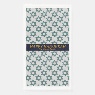 Servilleta De Papel Sencilla y elegante fotografía familiar Hanukkah