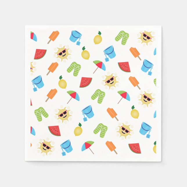 Servilleta De Papel Sencillamente verano (Anverso)