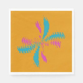 Servilleta De Papel Sencillo Abstracto Patrón de desordenado de vuelo 