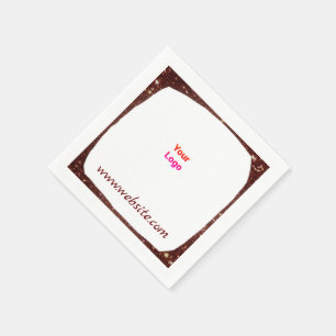 Servilleta De Papel Sencillo logo de personalizado minimalista elegant