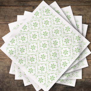 Servilleta De Papel Sencillo patrón de copo de nieve de vacaciones