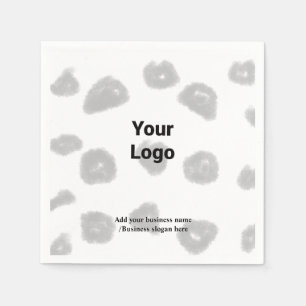 Servilleta De Papel Sencillo y elegante logo personalizado aquí servil