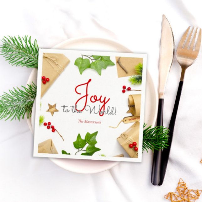 Servilleta De Papel Sencillos Navidades festivos disfrutan de la guerr (Subido por el creador)