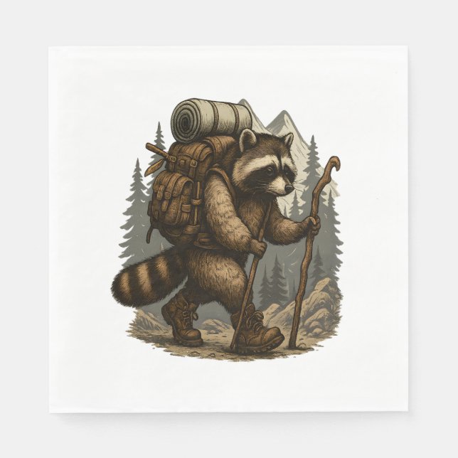 Servilleta De Papel Senderismo en eslovaco (Anverso)