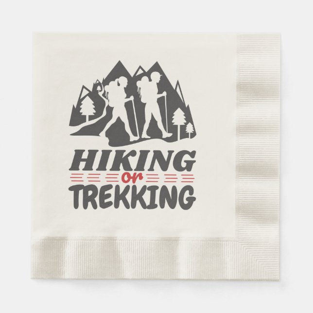 Servilleta De Papel Senderismo o senderismo (Anverso)