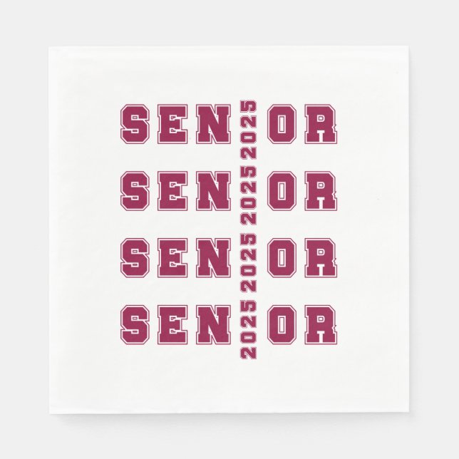 Servilleta De Papel Senior 2025 (Anverso)