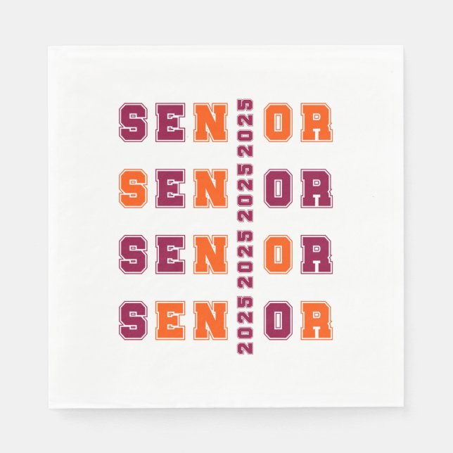 Servilleta De Papel Senior 2025 (Anverso)