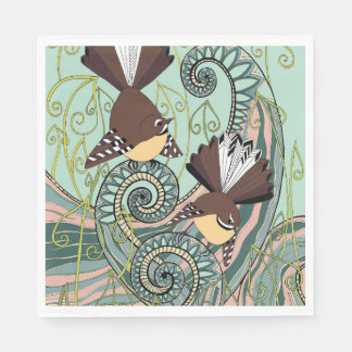 Servilleta De Papel Sensación de diseño de aves