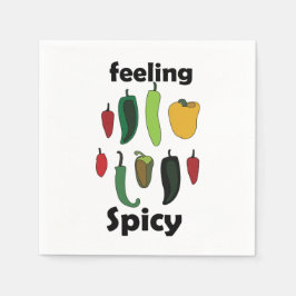 Servilleta De Papel Sentimiento de Pimiento Picante Fiesta