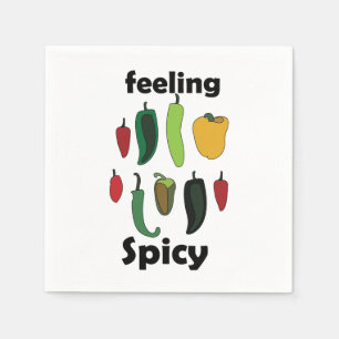 Servilleta De Papel Sentimiento de Pimiento Picante Fiesta