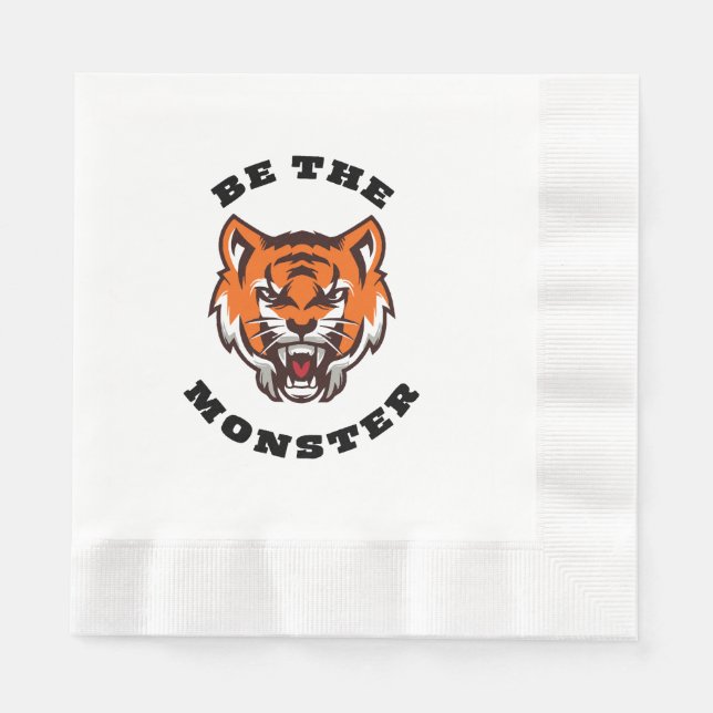 SERVILLETA DE PAPEL SER EL MONSTRUO (Anverso)