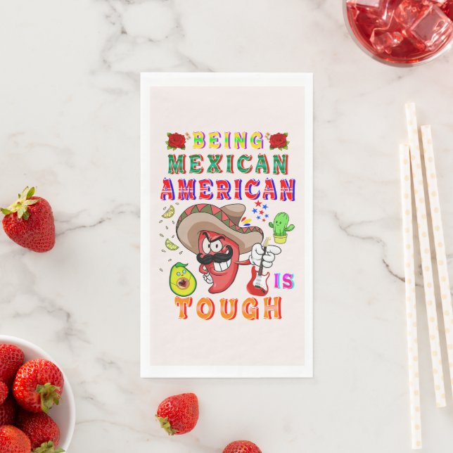 Servilleta De Papel Ser mexicano-estadounidense es difícil (In situ)